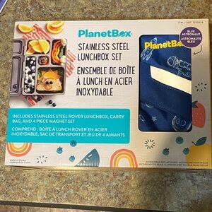 PlanetBox Stainless Steel Lunchbox Set - Blue